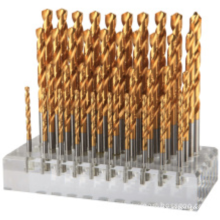 DIN338 HSS Fully Ground Tin-Coated Drill Bits